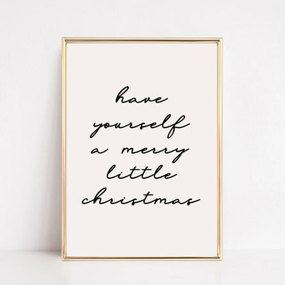 Merry Little Christmas Wall Art
