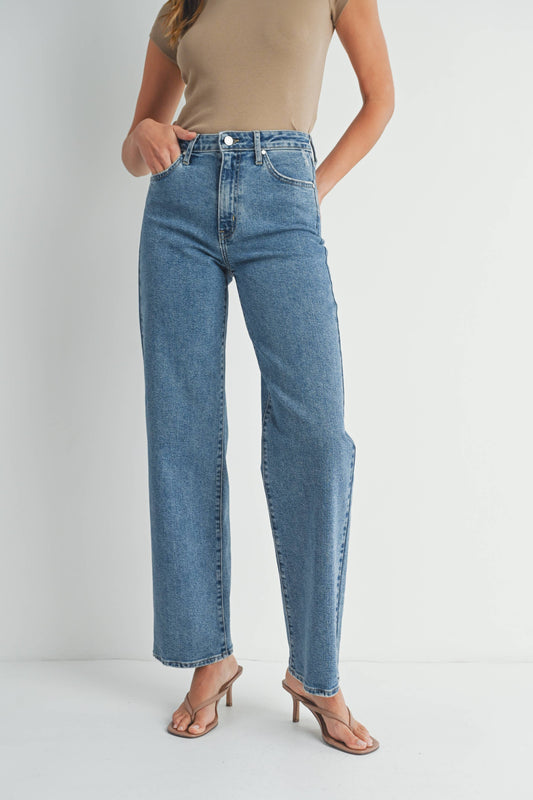 Longer Length Wide Leg Denim