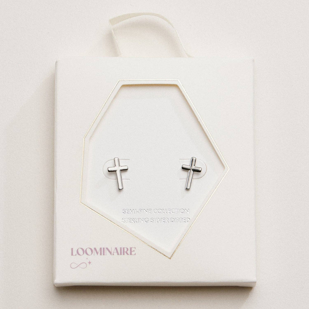 Cross Stud Earrings