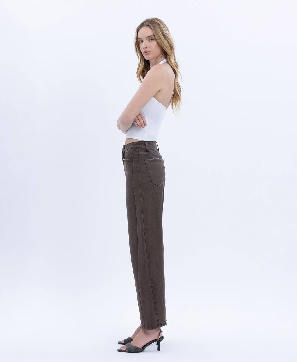 Brown Barrel Denim