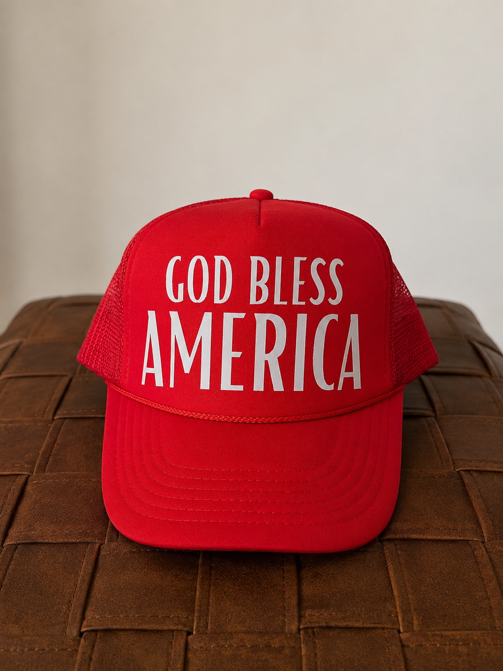 God Bless America Trucker Hat