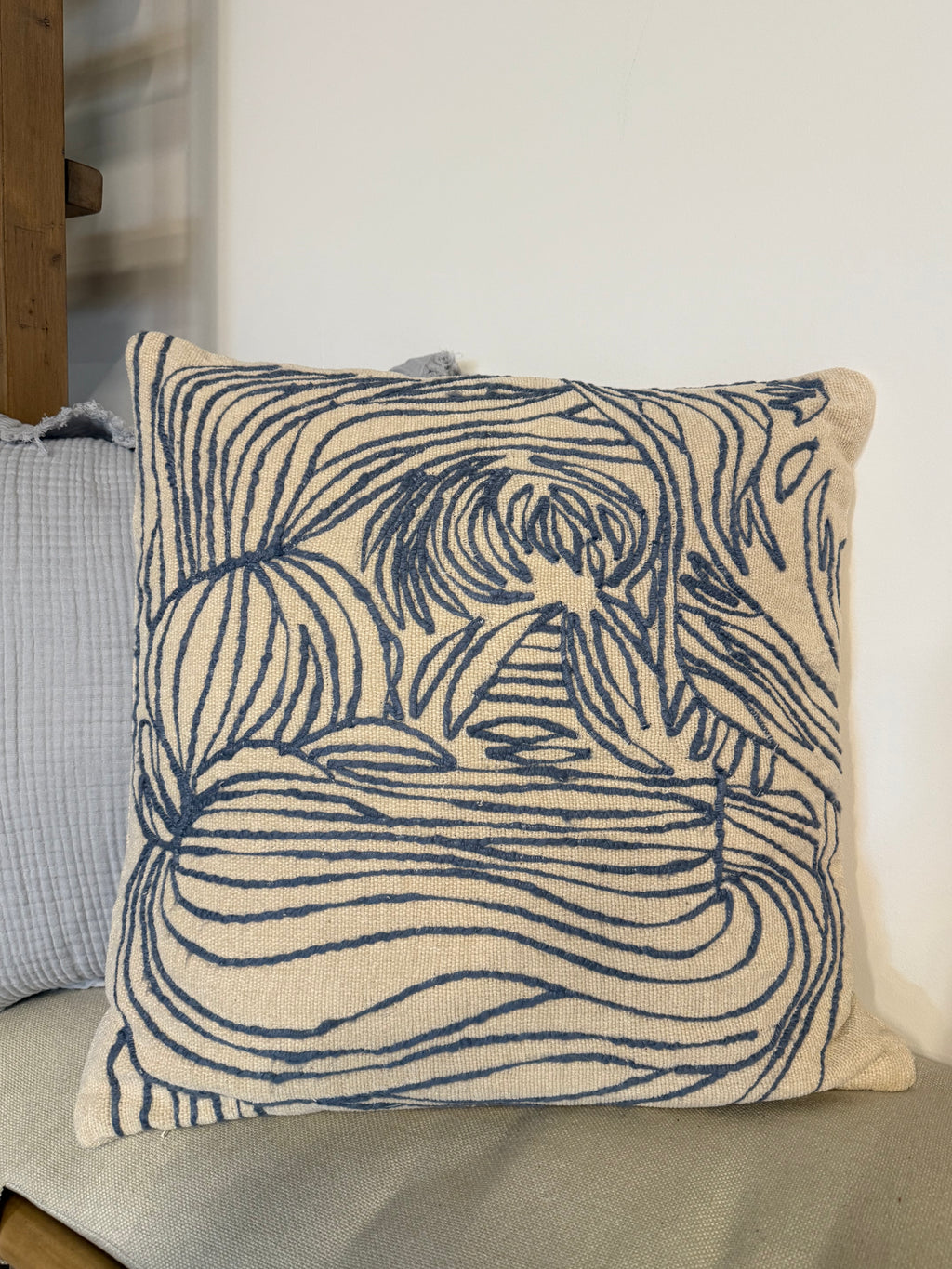 20" Blue Pillow