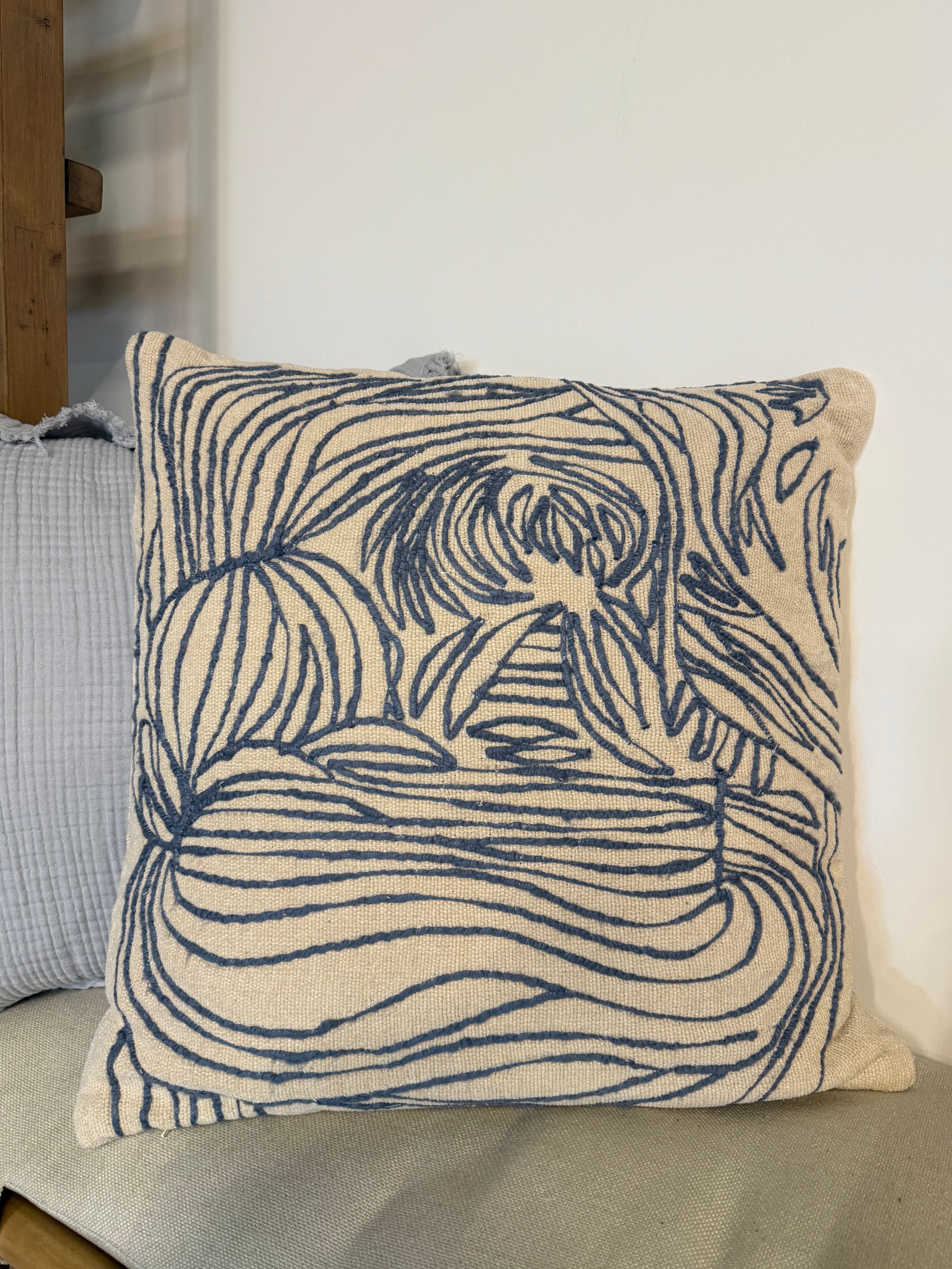 20" Blue Pillow