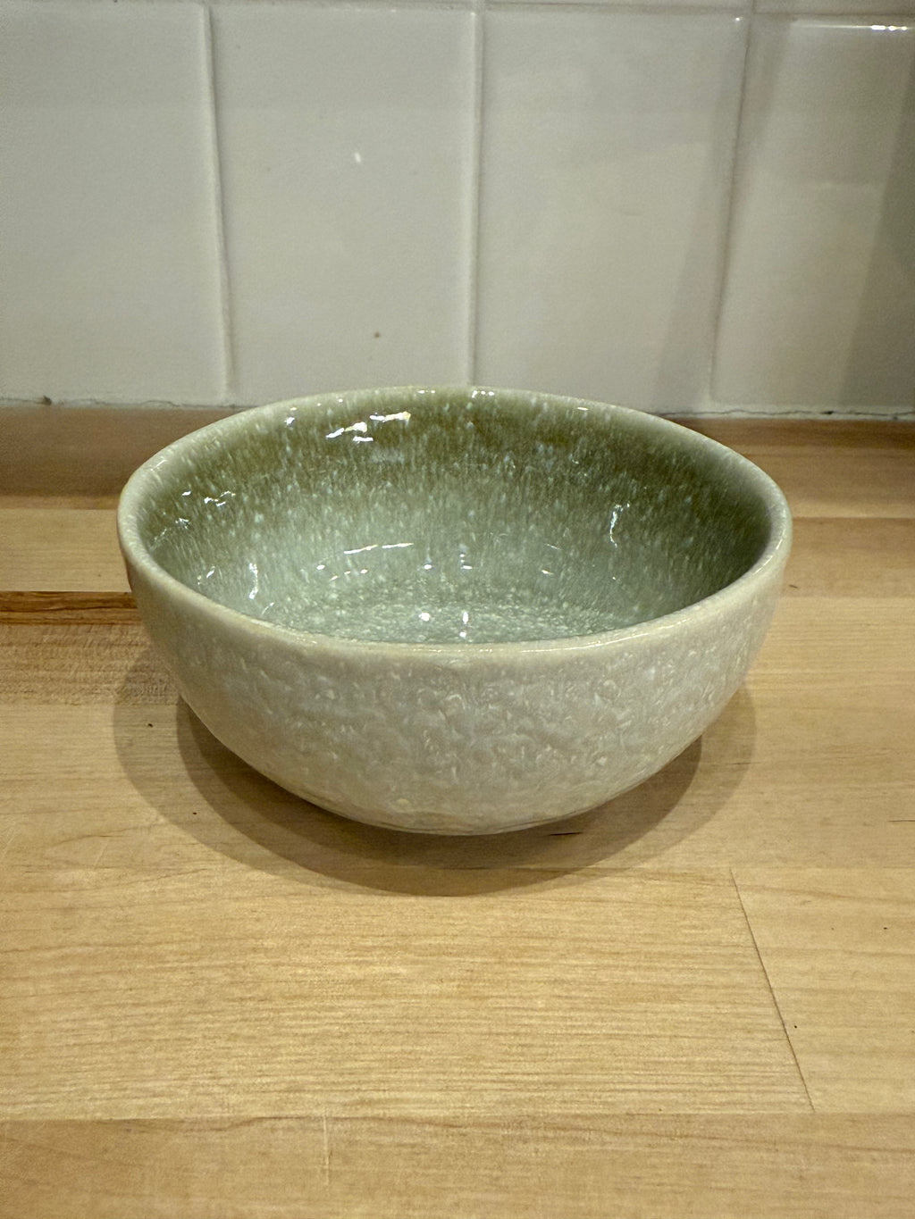 Bowl Reactive Glaze Mist Green