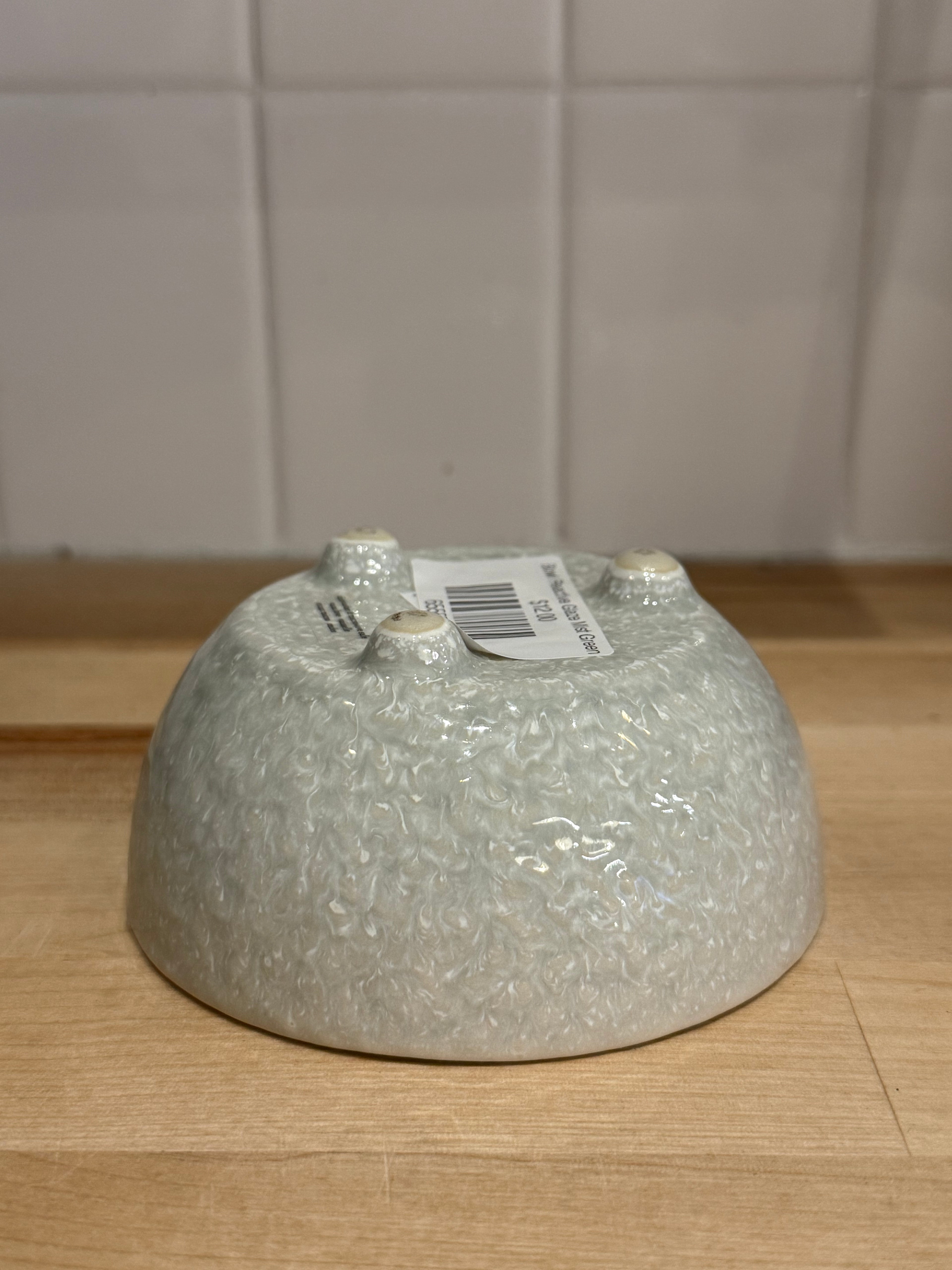 Bowl Reactive Glaze Mist Green