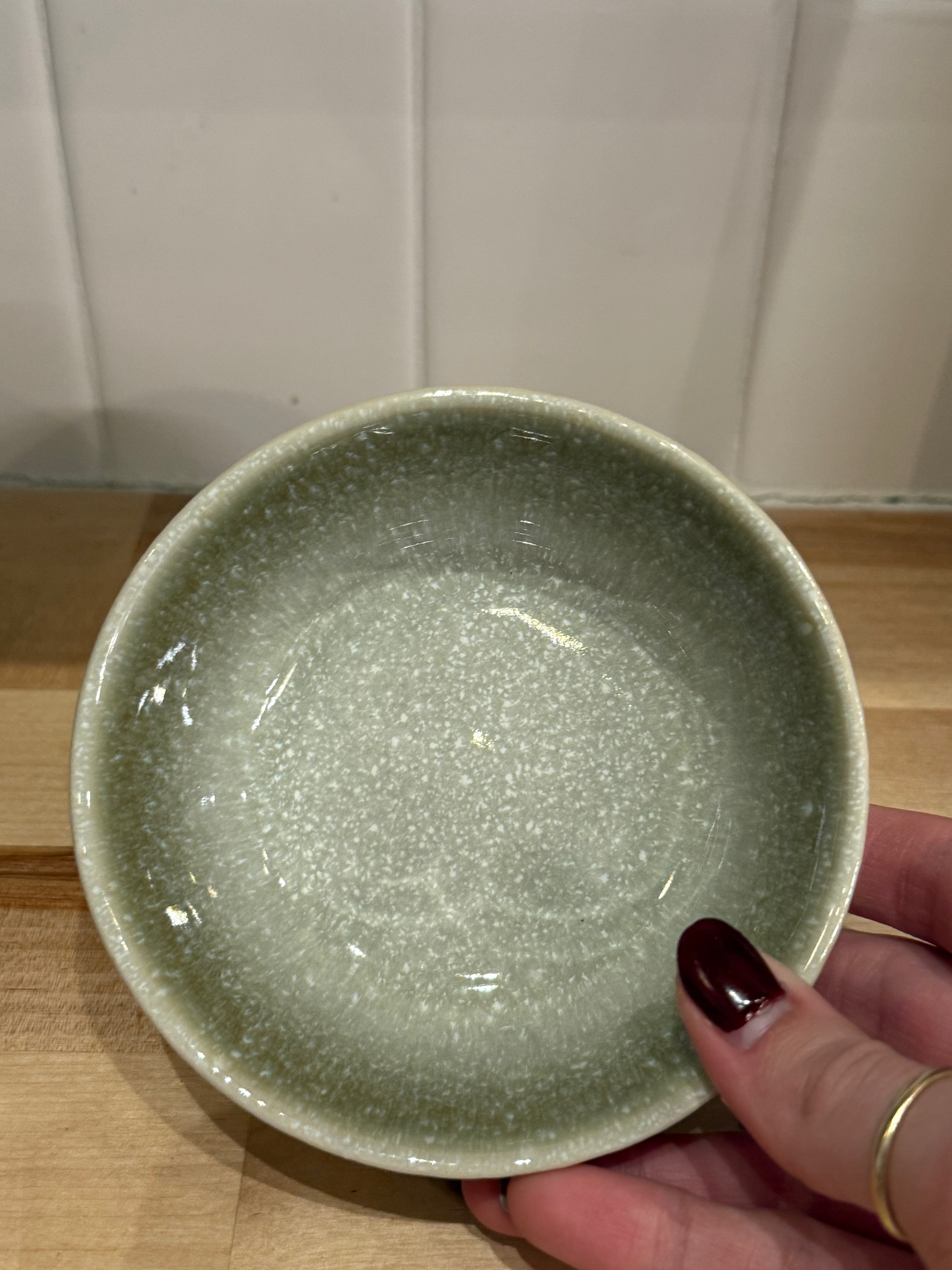 Bowl Reactive Glaze Mist Green