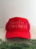 Santa's Favorite Trucker Hat