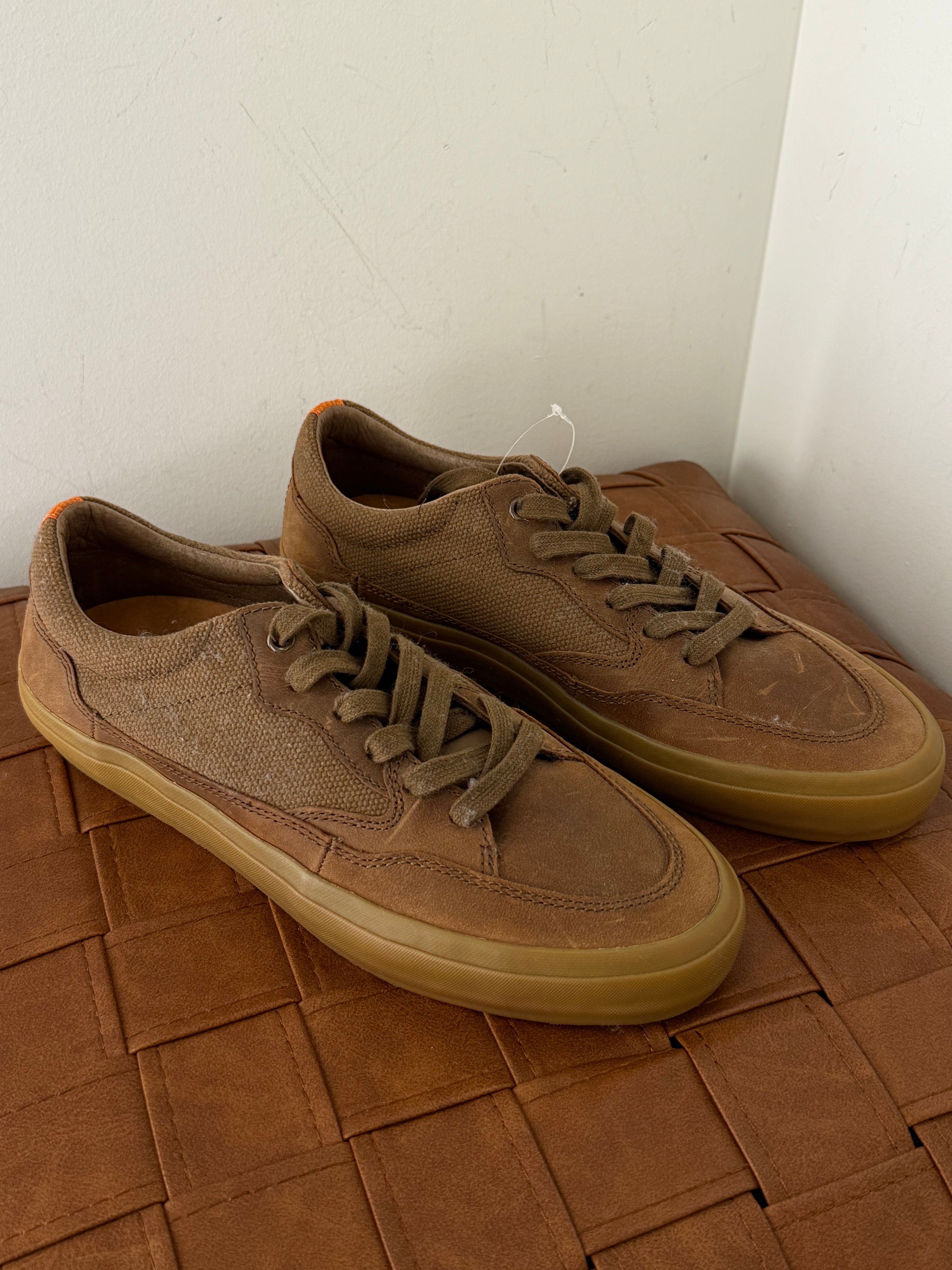 Khaki Canvas Sneakers