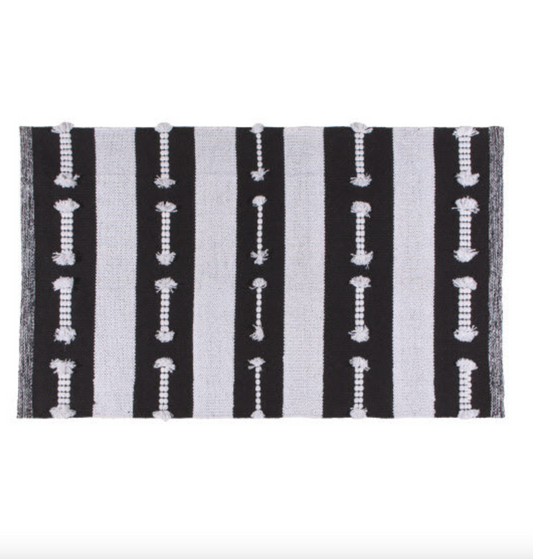 Black 2x3 Boho Rug