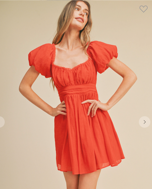 The Lovers Puff Sleeve Dress