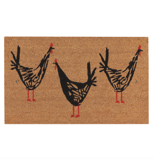 Chicken Scratch Doormat