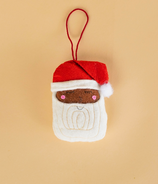 Handmade Santa Ornament