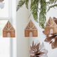 Gingerbread Felt Gingerbread House Banner