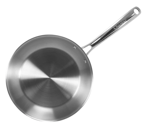 3.Clad Fry pan Tri-ply Polished (10 In.)