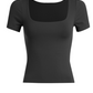 Square Neck Basic Tee