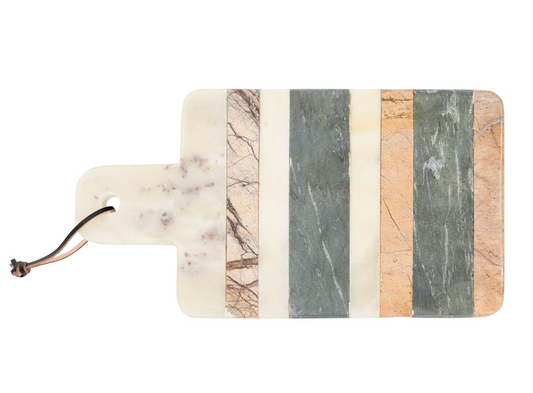 Marble Cheese/Cutting Board with Stripes
