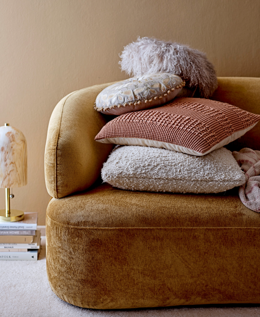Woven Cotton Boucle Pillow