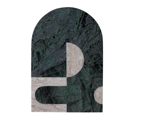 Marble Cheese/Cutting Board w/ Abstract Design
