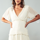 Swaying Petals Mini Dress