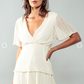 Swaying Petals Mini Dress