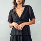 Swaying Petals Mini Dress