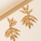 Long Leaf Dangle Earrings