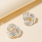 Textured Knot Stud Earrings