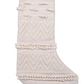 Woven Cotton Blend Christmas Stocking
