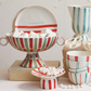 Hand-Painted Footed Bowl