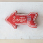 Santa, Stop Here Pillow