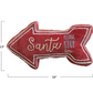 Santa, Stop Here Pillow