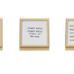 Metal Frame & Quote