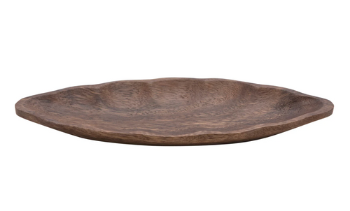 Acacia Wood Leaf Shaped Dish