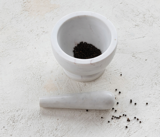 Marble Mortar & Pestle