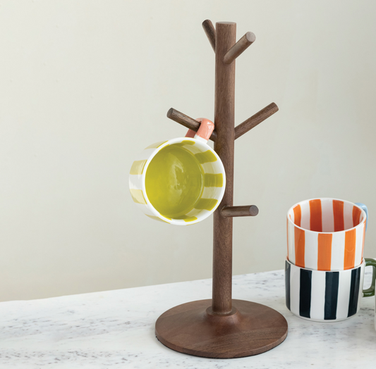 Mango Wood Mug Holder