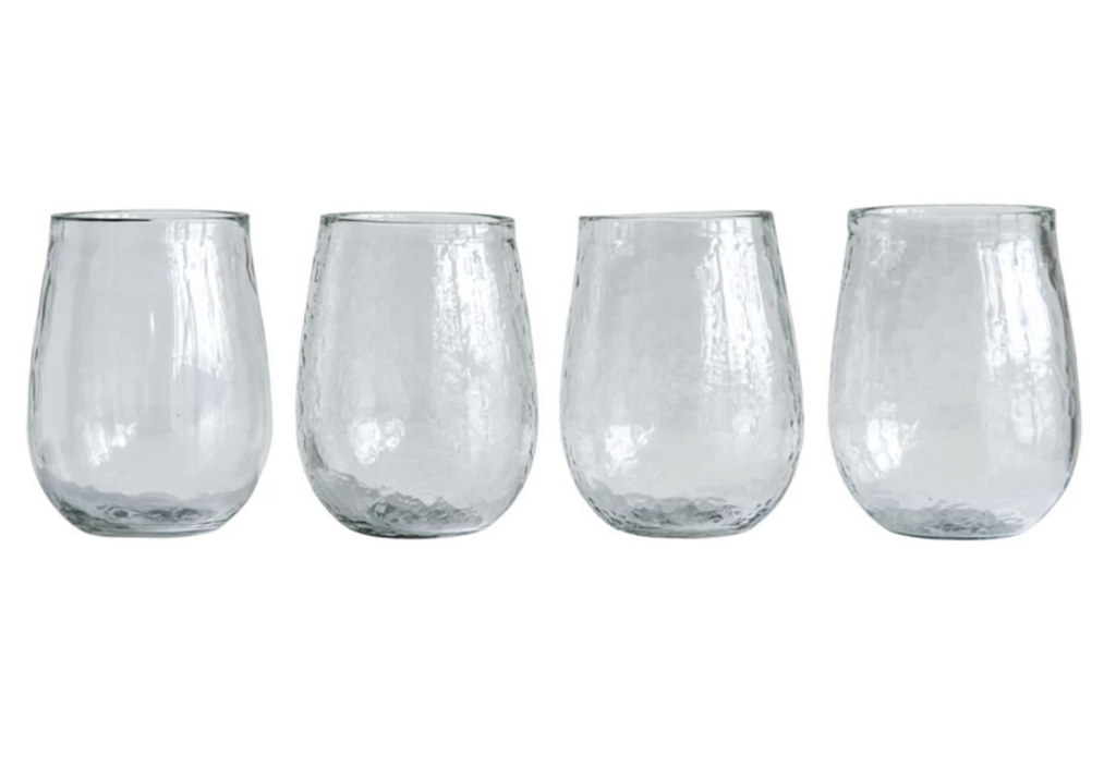 Recycled Glass Stemless Wine Glass