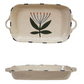 1 Quart Hand-Painted Stoneware Baker