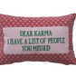 Karma Pillow