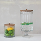 3-1/2 Quart Cut Glass Jar
