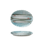 Scalloped Plate W/ Fish