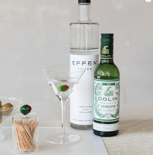 Martini Glass w/ Olive
