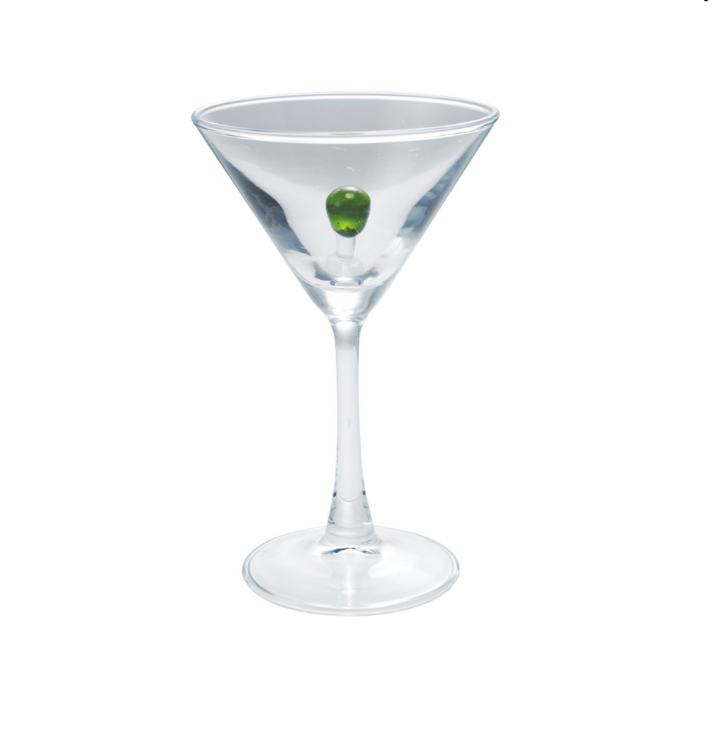 Martini Glass w/ Olive