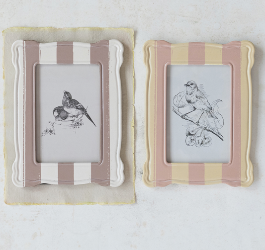 Resin Striped Frame (4x6)