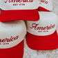 America Trucker Hat - Red