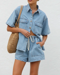 Denim Short Sleeve