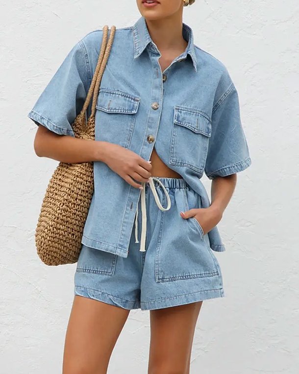 Denim Short Sleeve