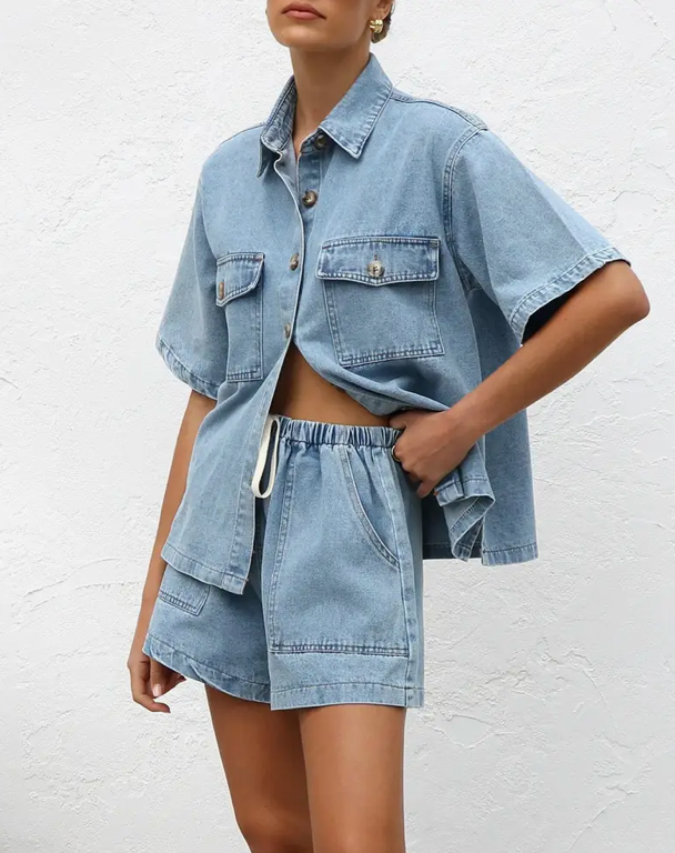 Denim Short Sleeve