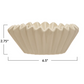 Stoneware Fluted Bowl
