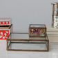 Brass & Glass Display Box w/ Scalloped Edges