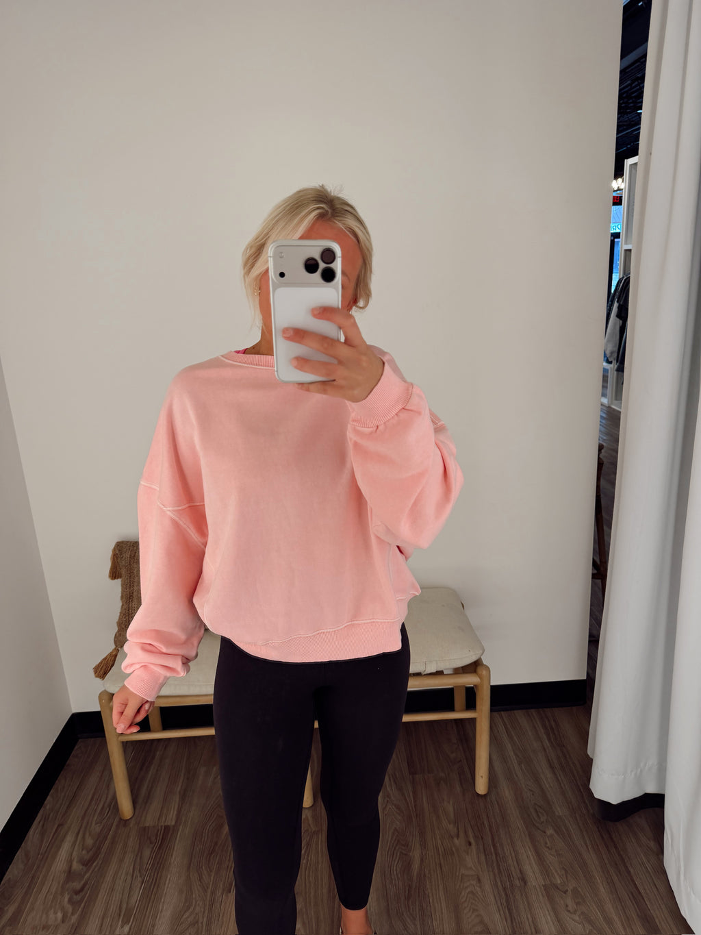 COMFORT WASHED CREW NECK